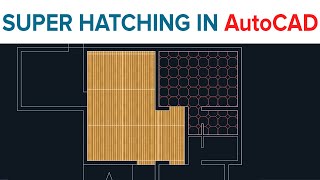 SUPER HATCHING IN AUTOCAD  CREATE CUSTOM HATCH PATTERNS IN AutoCAD [upl. by Ahsiei593]