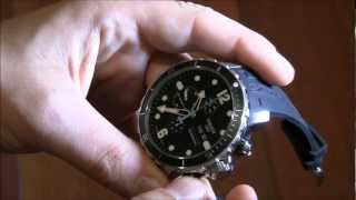 Tissot SeaStar 1000 Chronograph Valjoux Watch Review [upl. by Alleynad]