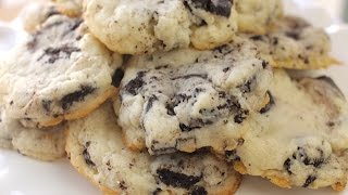 BEST Oreo Cheesecake Cookies  5 Ingredients ONLY  Simply Bakings [upl. by Josephson663]