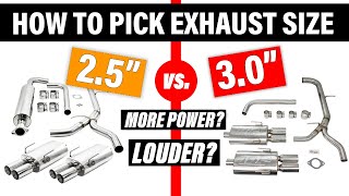 Choosing Your Exhaust Size  Behind The Builds [upl. by Drucie]