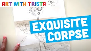 Exquisite Corpse Collaborative Drawing Tutorial  Art With Trista [upl. by Eecats]