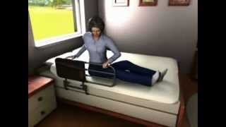 Barandilla para cama Pivot Rail  wwwortowebcomwmv [upl. by Nywra]