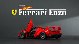 Ferrari Enzo Custom Hot Wheels [upl. by Aleira721]