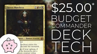 Queen Marchesa  EDH Budget Deck Tech 25  Control  Magic the Gathering  Commander [upl. by Yelsa]