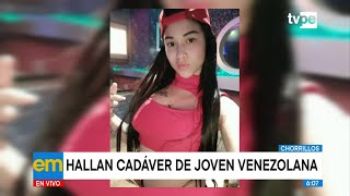 Venezolana de 22 años sería la joven mujer hallada sin vida en los Pantanos de Villa [upl. by Yrtnahc]