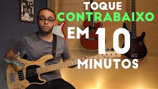 Toque Contrabaixo em 10 minutos Aula de Baixo para iniciantes [upl. by Erreid]