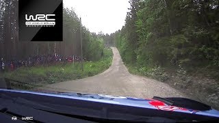 WRC  Neste Rally Finland 2019 Shakedown ONBOARD Breen [upl. by Arquit]