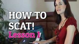 How To Sing Jazz  Scat Singing Lesson 1 [upl. by Avelin321]