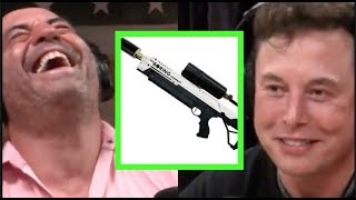 Joe Rogan  Elon Musk Explains his Flamethrower Idea [upl. by Danette23]