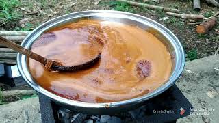 MAKING BLACKSTRAP MOLASSES AT HOME  step by step process [upl. by Noremac85]