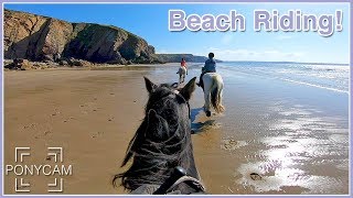 Horse Riding on the Beach  GoPro [upl. by Schrader]