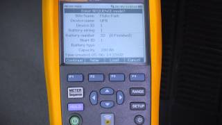 The Fluke 500 Series Battery Analyzer Quick Demo [upl. by Burgess]