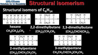 S326 Structural isomerism [upl. by Eniamrehs433]