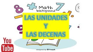 UNIDADES Y DECENAS PARA NIÑOS [upl. by Acnoib]