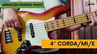 AFINADOR DE BAIXO ONLINE 5 CORDAS  Afinando o Baixo  Bass Tuner [upl. by Anivad538]