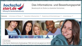 Bewerbung für Bachelor PSYCHOLOGIE auf HOCHSCHULSTART in 15 Minuten erklärt [upl. by Elman]