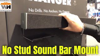 No Stud Sound Bar Mounting System From Hangman Products  Weekend Handyman [upl. by Leihcar]