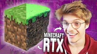 MINECRAFT AVEC DES GRAPHISMES REALISTES   MINECRAFT RTX [upl. by Lucie632]