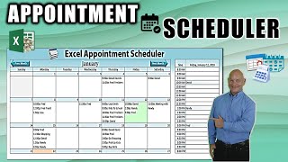 How To Create A Dynamic Appointment Scheduler In Excel Part 1 [upl. by Kilby]