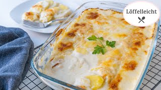 Kartoffelgratin einfach unglaublich cremig und lecker Die perfekte Beilage [upl. by Danby]