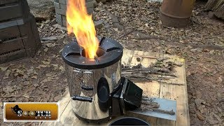 Best Rocket Stove SilverFire Survival Stove [upl. by Cynthea]