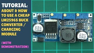 TUTORIAL About amp How to use a Cheap LM2596S Buck Converter  Battery Charger Module  Arduino [upl. by Dusa]