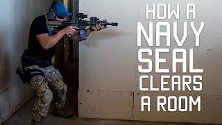 How a Navy SEAL Clears a Room  Close Quarters Combat CQC  Tactical Rifleman [upl. by Onil]