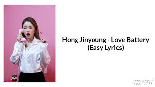 Hong Jinyoung  Love Battery Easy Lyrics [upl. by Rhines]