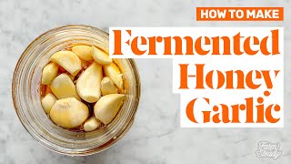 How to Make Fermented Honey Garlic [upl. by Eslek]