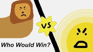 1 Trillion Lions VS Sun Who Would Win Solved With Science [upl. by Ellasal]