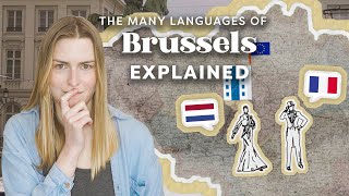 How Brussels Belgium Operates as a Trilingual City [upl. by Latnahs]