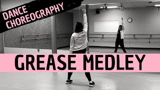 Dance Routine for Beginners  GREASE MEDLEY  Easy Dance Choreography [upl. by Enorahs]