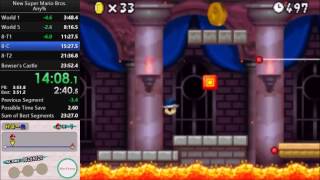 New Super Mario Bros Any Speedrun in 2332 Former World Record [upl. by Jaddo]