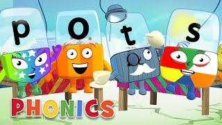 Phonics  Learn to Read  Four Letter Words  Alphablocks [upl. by Warring22]