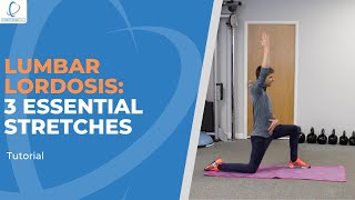 Lumbar Lordosis 3 essential stretches for lordosis [upl. by Retseh]