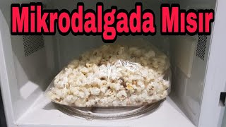 MİKRODALGA FIRINDA PRATİK MISIR PATLATMA 💯ÇITIR MISIR NASIL PATLATILIR 👌MİKRODALGADA NELER YAPILIR [upl. by Endaira]