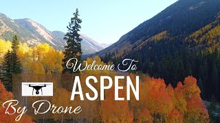 Aspen Colorado By Drone 4K Best of Fall Colors 2020Best of Aspen [upl. by Rabiah]