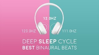 PRIME Binaural Beats for Deep Sleep Healing Sleep Cycle 90 Minutes [upl. by Orianna592]