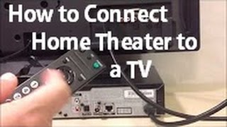 How to Connect a Home Theater to a TV [upl. by Jegar754]