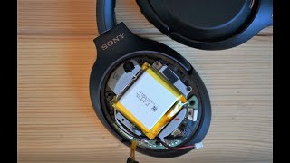 Sony WH1000XM3 Battery Troubleshooting Repair or Replacement Walkthrough  Teardown and Fix [upl. by Ihsir]