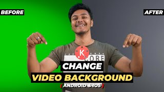 How To Change Video Background In Kinemaster Android amp iOS  Video Ka Background Kaise Change Kare [upl. by Ulyram163]