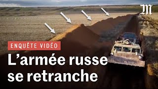 Comment larmée russe fortifie ses positions en Ukraine [upl. by Lanfri534]