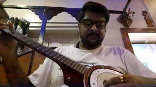 Nisha lagilo re instrumental banjo cover Soham Mukherjee [upl. by Midge]