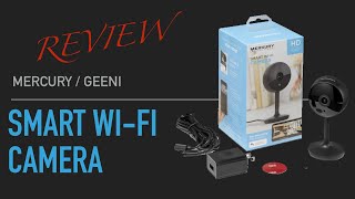 Smart WiFi Indoor Camera by Merkury  Geeni [upl. by Joliet]