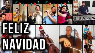 FELIZ NAVIDAD  Instrumental  Jose Feliciano  Virtual Orchestra [upl. by Hirasuna499]