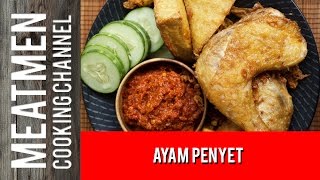 Ayam Penyet  印尼炸鸡 [upl. by Garlan]