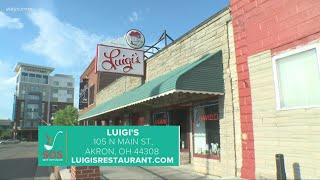 An Akron icon Exploring Luigis and its legendary pizzas and salads piled high with cheese [upl. by Sldney]