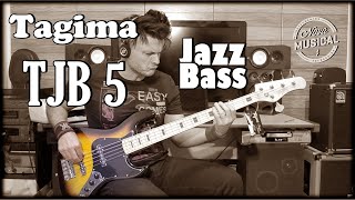 Tagima TJB5 Jazz Bass Classic Series  Contrabaixo 5 Cordas [upl. by Ellehcrad29]