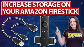 HOW TO ADD AN EXTERNAL DRIVE TO YOUR AMAZON FIRESTICK FOR INCREASED STORAGE [upl. by Kare]