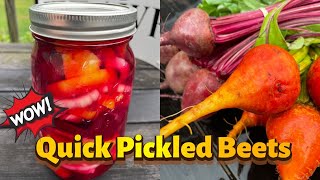 Quick Refrigerator Pickled Beets [upl. by Anuait]